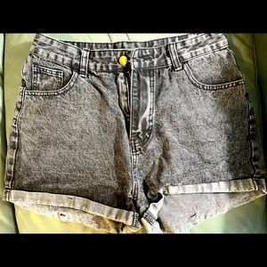 denim shorts